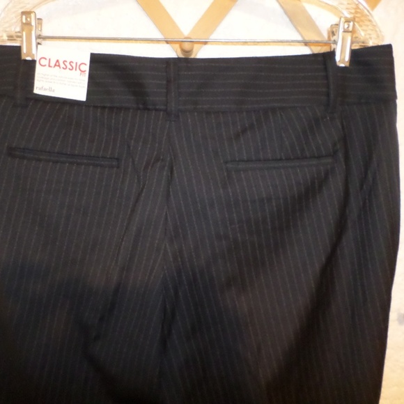 Rafaella Classic Fit Pinstripe Pants NWT Size 14P - Picture 3 of 3